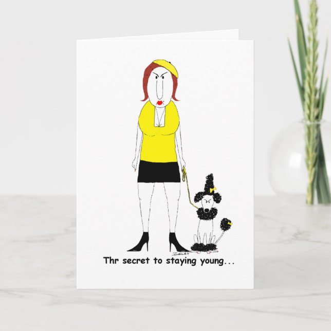 40 Year Old Sarcastic Funny Crabby Birthday Card (Front)