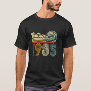 40 Year Old Vintage Born In 1985 40th Birthday Cas T-Shirt