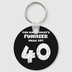40 Year Old You Know What's Funnier 39 Key Ring