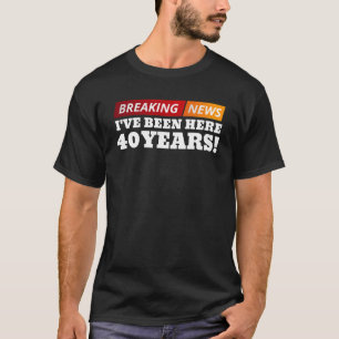 40 Year Work Anniversary 40th Employee Appreciatio T-Shirt
