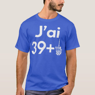 40 Years Birthday Men Women Skeleton Gift I ai 39 T-Shirt