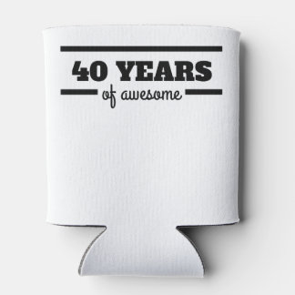 40 Years Of Awesome Can Cooler