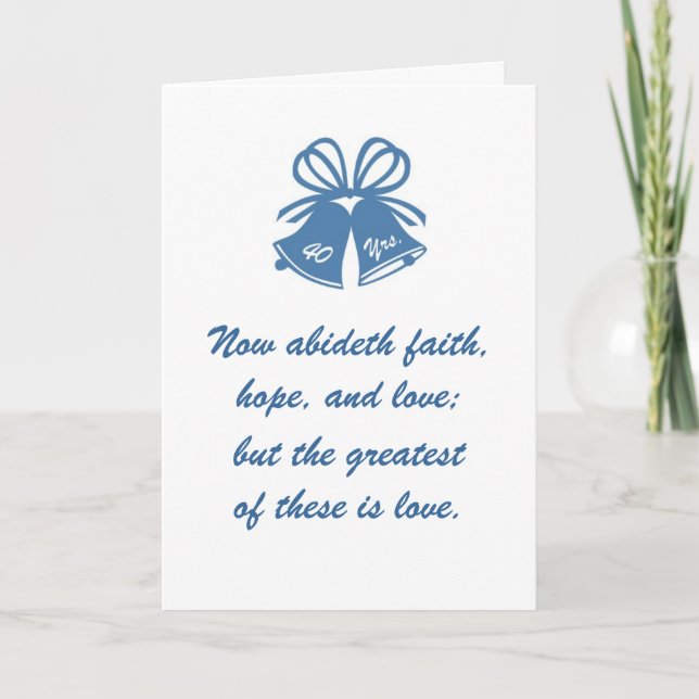 40 years of love card (Front)