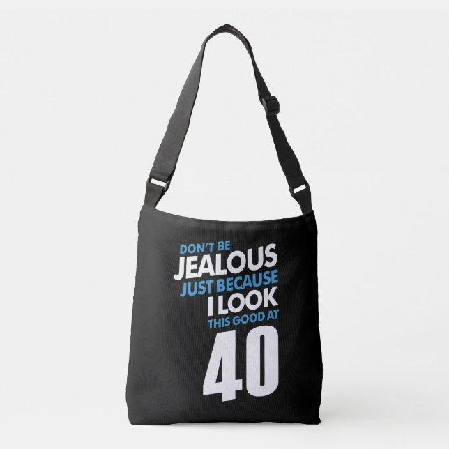 40 Years Old Birthday Gift Crossbody Bag (Front)