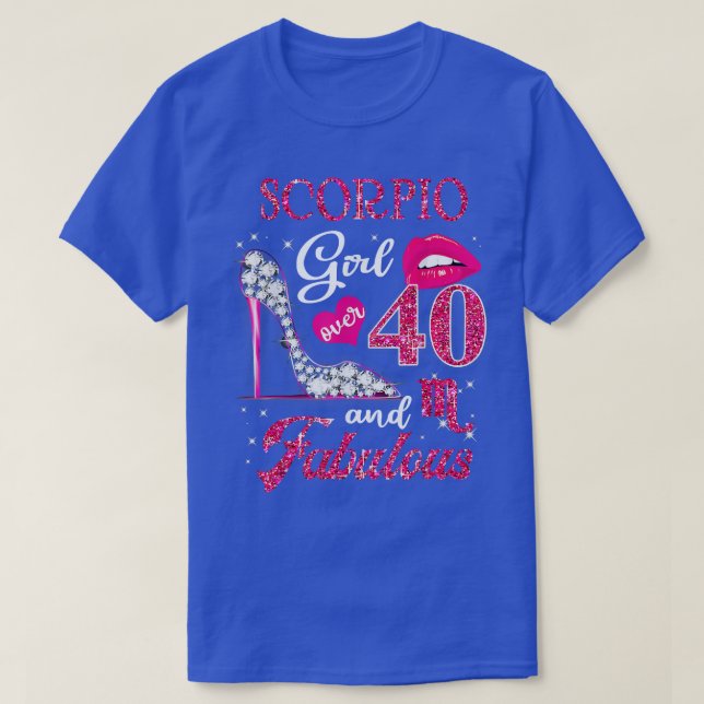 40 Years Old Gifts 40 & Fabulous Since 1982 40th B T-Shirt (Design Front)