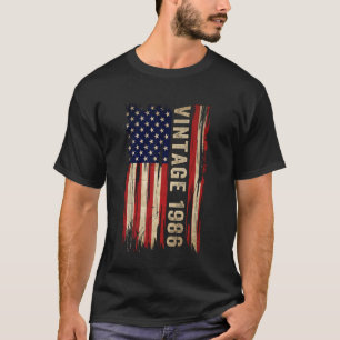 40 Years Old Gifts Vintage 1986 40th Birthday Amer T-Shirt
