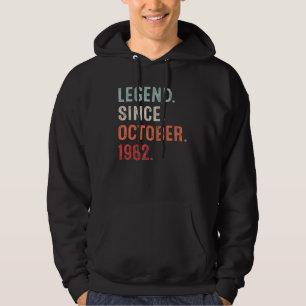 40 Years Old Legend Since October 1982 40th Bday M Hoodie
