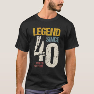 40 Years Old Vintage 1982 40Th Birthday Decoration T-Shirt