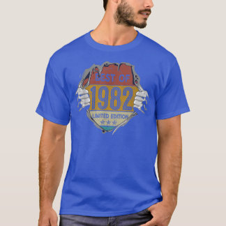 40 Years Old Vintage 1982 Limited Edition 40th Bir T-Shirt