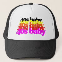40s Baby Retro Colourful Typography 40th Birthday