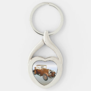 40s Vintage Automobile - Transportation Key Ring