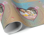 40th,15th Ruby Photo Wedding Anniversary Wrapping Paper<br><div class="desc">A lovely and romantic,  heart frame and ruby graphics that says exactly what you want to honour their marriage on fabulously printed wrapping paper? Then perhaps my original heart graphics with your gorgeous photo is just the thing!</div>