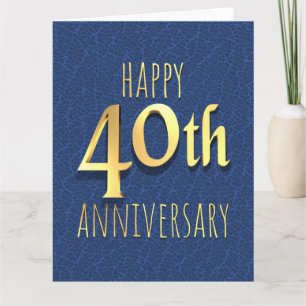 40th Anniversary Card