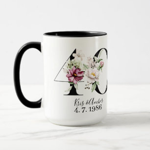 40th Anniversary Coffee Mug