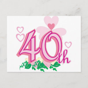 40th anniversary postcard