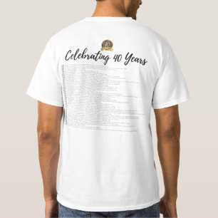 40th Anniversary Show Title T-Shirt