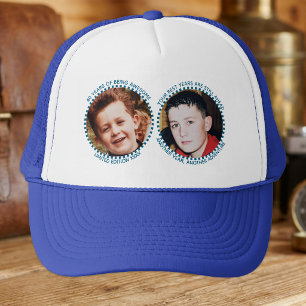 40th 'any age' milestone 2 photo blue white trucker hat
