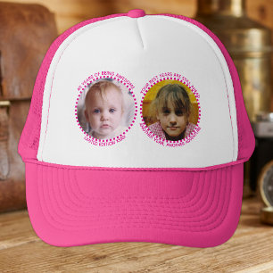 40th 'any age' milestone 2 photo pink white trucker hat