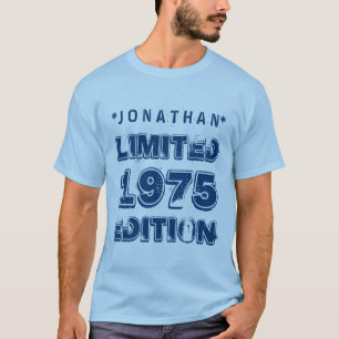 40th Birthday 1975 Limited Edition Custom D02 T-Shirt