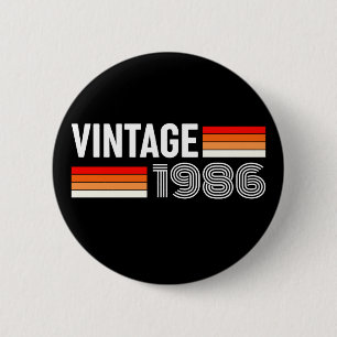 40TH BIRTHDAY 6 CM ROUND BADGE