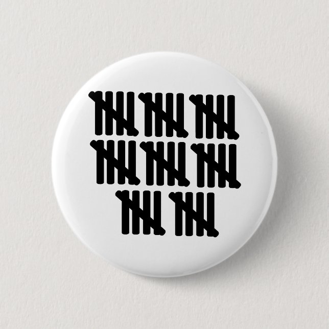 40th birthday 6 cm round badge (Front)