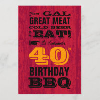 40th Birthday BBQ Grill Out
