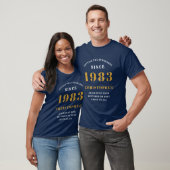 40th Birthday Born 1983 Add Name T-Shirt (Unisex)