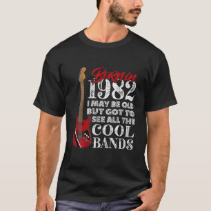 40Th Birthday - Born In 1982 I Electric Guitar I R T-Shirt