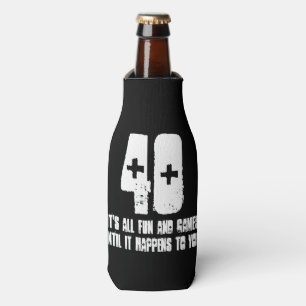 40th Birthday Bottle Bottle Cooler