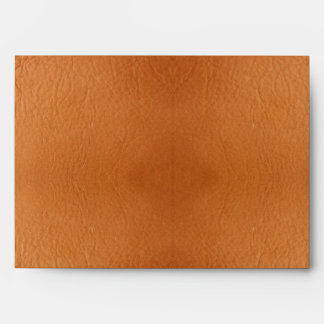 40th Birthday Brown Leather Envelope