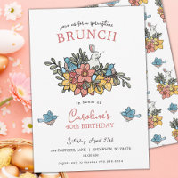 40th Birthday Brunch Springtime