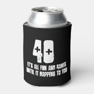 40th Birthday Can Can Cooler