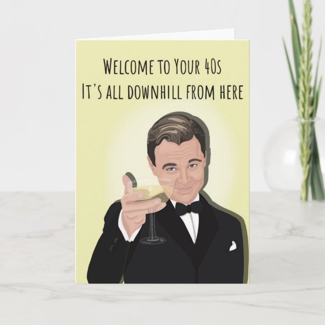 40th Birthday Card  (Front)