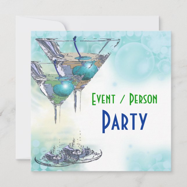 40th birthday celebration party major CUSTOMIZE Invitation (Front)