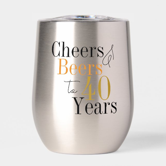 40th Birthday Cheers Beers Party (Front)