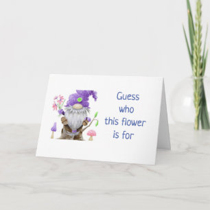 ***40th BIRTHDAY*** COMICAL GNOME Card