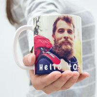 40th birthday custom photo hello 40 guy man