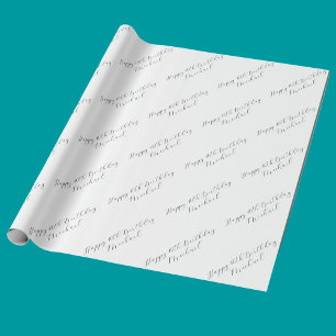 40th Birthday Customisable Gift Wrapping Paper