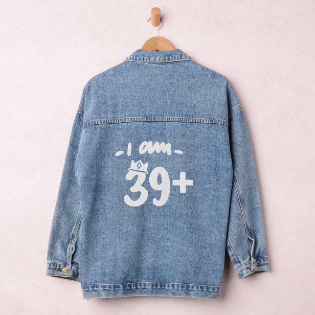 40th BIRTHDAY DENIM JACKET (Hangar)
