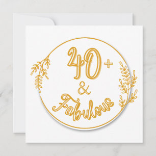 40th Birthday Dreaming! Invitation