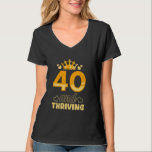 40th Birthday FANTASTIC WITH 40 Funny Women T-Shirt<br><div class="desc">40th Birthday FANTASTIC WITH 40 Funny Women</div>
