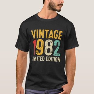 40th Birthday Gift 40 Years Old Vintage 1982 T-Shirt