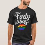 40th Birthday Gift for Gay Lesbian LGBT  T-Shirt<br><div class="desc">40th Birthday Gift for Gay Lesbian LGBT  .lgbt,  equality,  lesbian,  pride,  gay,  lgbtq,  love,  rainbow,  support,  activist,  bisexual,  funny quote,  hex the racists,  homosexual,  human race,  human rights,  one love,  one race,  queer,  rgb,  transgender,  activist t-shirts,  african american,  against racism</div>