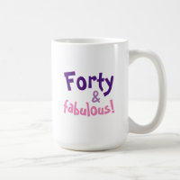 40th Birthday Gift for Women Coffee Mug