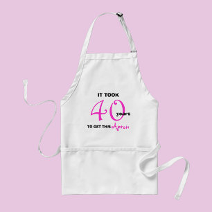 40th Birthday Gifts Apron - Funny