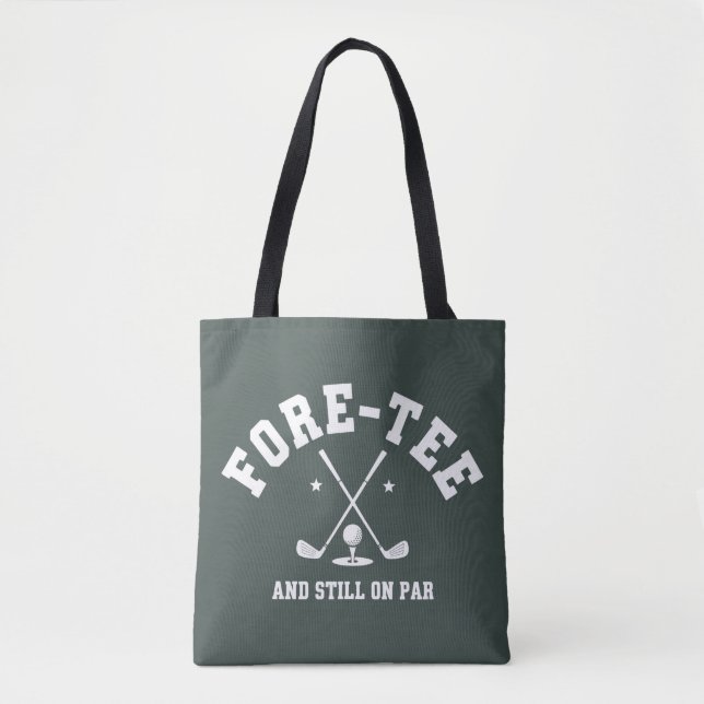 40th Birthday Golf 40th Birthday Gift Golfing  Tote Bag (Front)