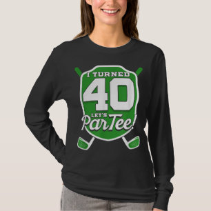 40th Birthday Golfer Golfing 40 Bday Golf Player G T-Shirt