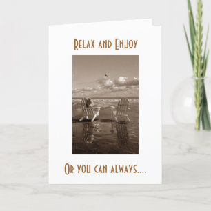 40th BIRTHDAY HUMOR-RELAX-PARTY LIKE NO TOMORROW Card