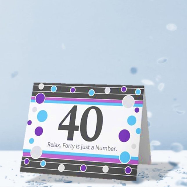 40th Birthday Humourous Card! Card (Creator Uploaded)