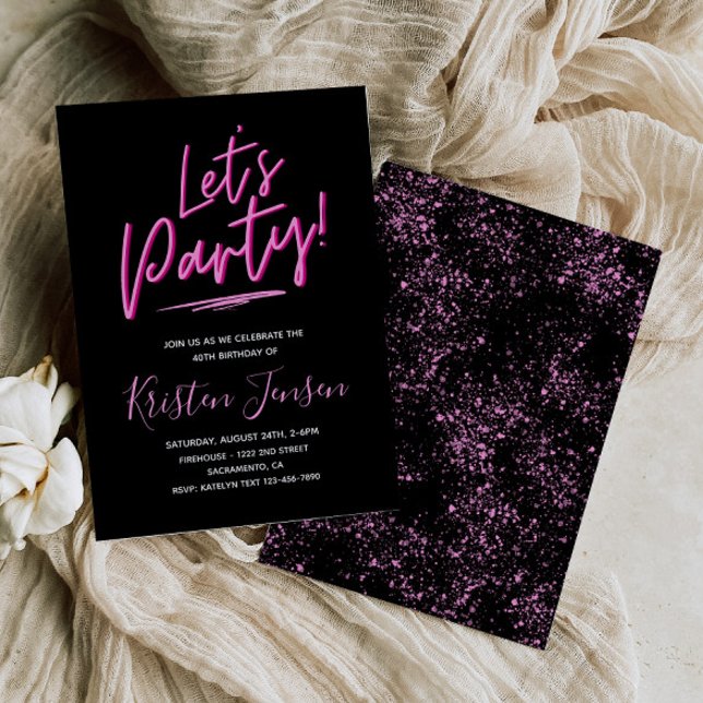 40th Birthday Invitation | 40th Birthday Party (Creator Uploaded)